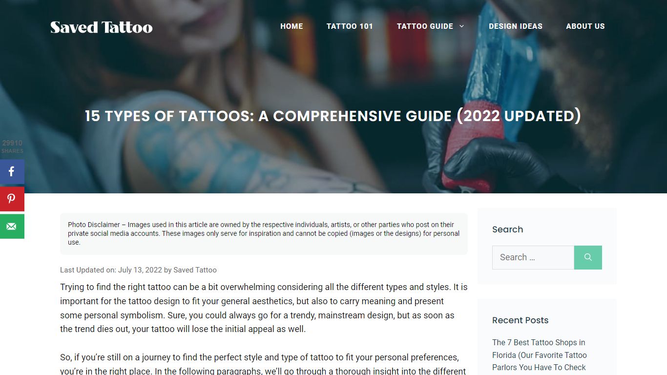 15 Types of Tattoos: A Comprehensive Guide (2022 Updated)